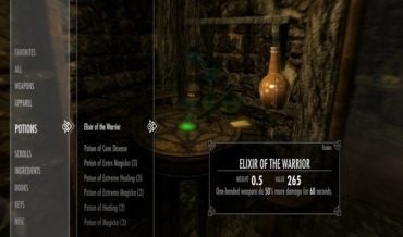 Do Potions Stack in Skyrim?