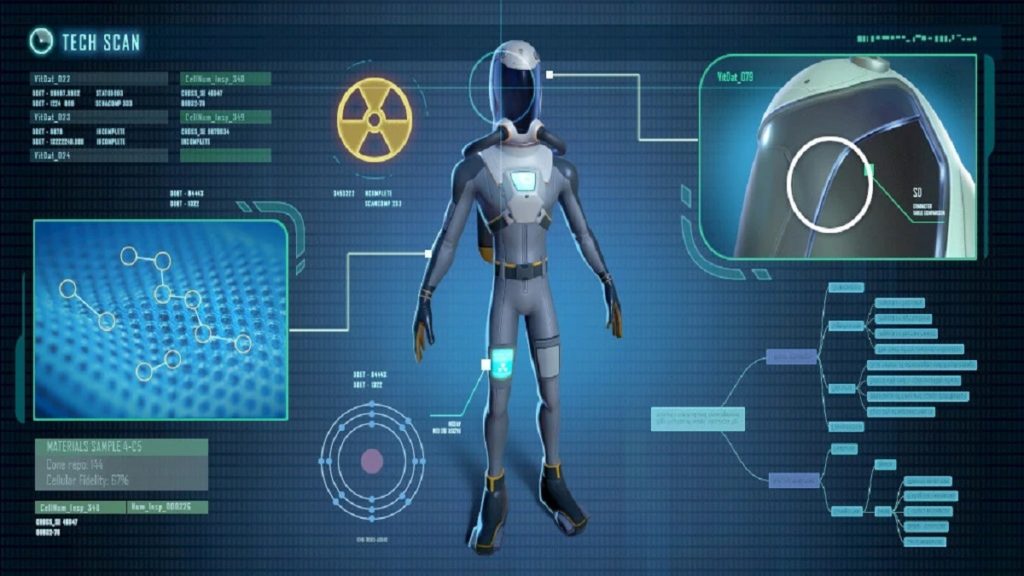 The Radiation Suit's Databank from Subnautica.