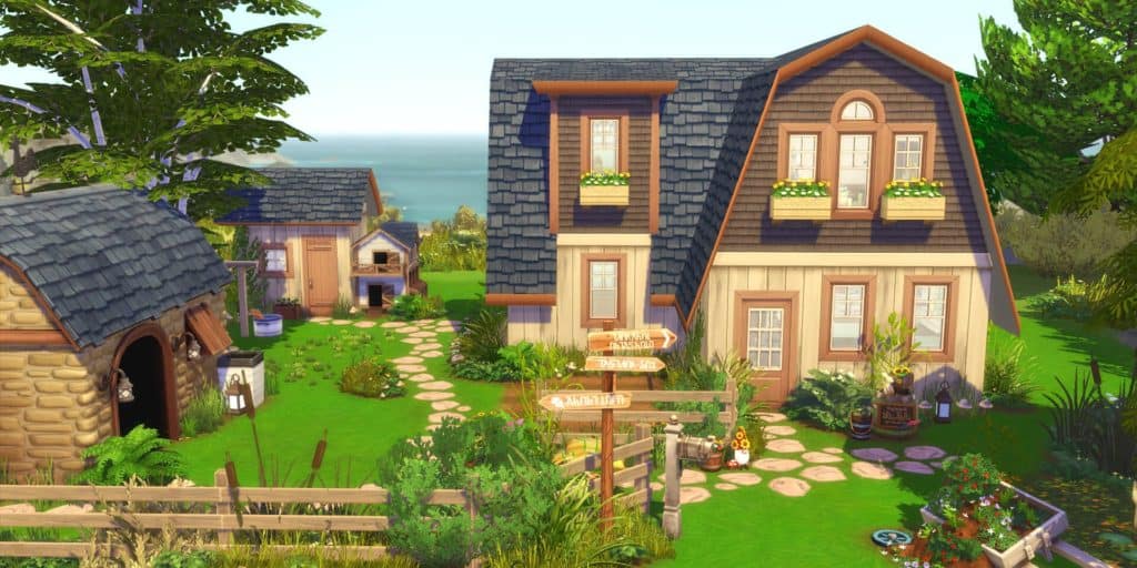 A Starter Home for the Decades Challenge in The Sims 4.