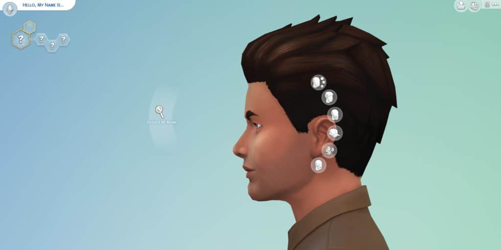 Altering a Sim's appearance in The Sims 4.