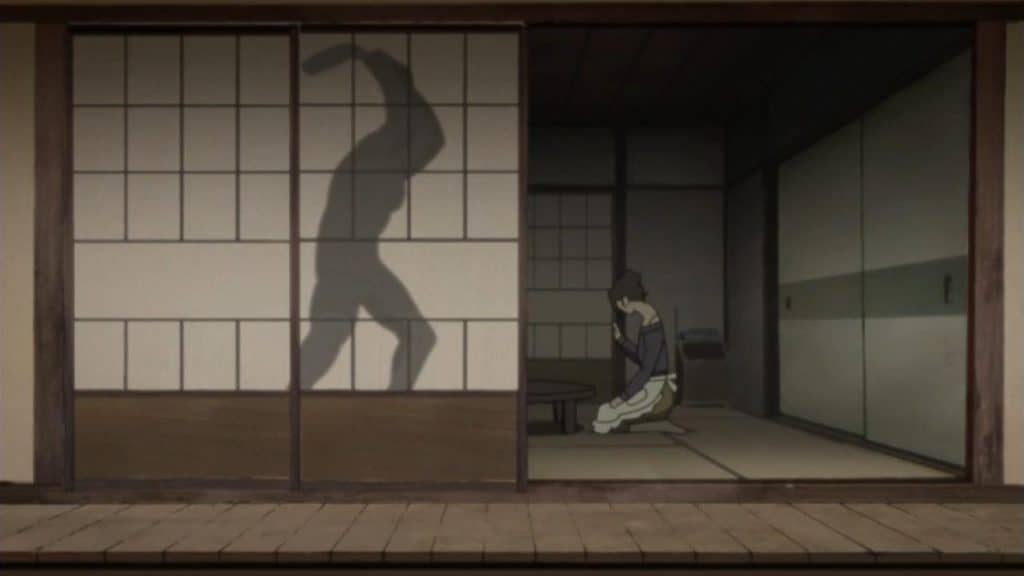 Screenshot from Paranoia Agent anime series.