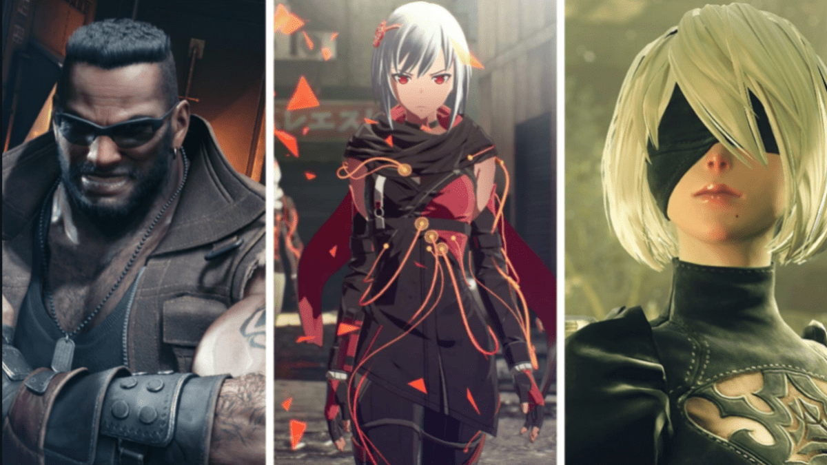 Scarlet Nexus, Final Fantasy VII Remake, and Nier characters