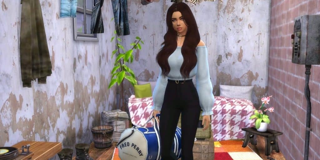 Teenager runs from home in The Sims 4.