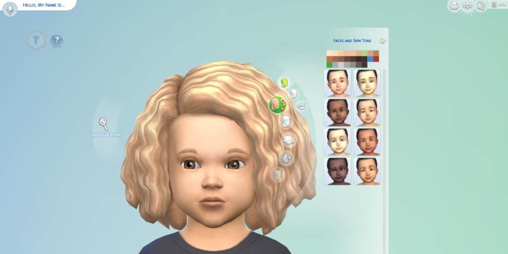 The Sims 4 It's possible to age up toddlers in CAS.