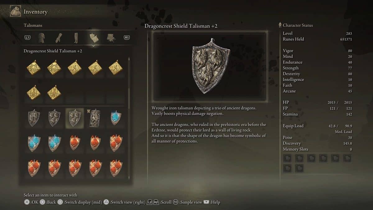 Elden Ring: How to Get the Dragoncrest Shield +2 Talisman