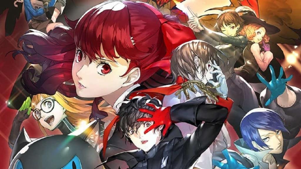 Persona 5 Royal cover photo featuring a collage of the main characters.