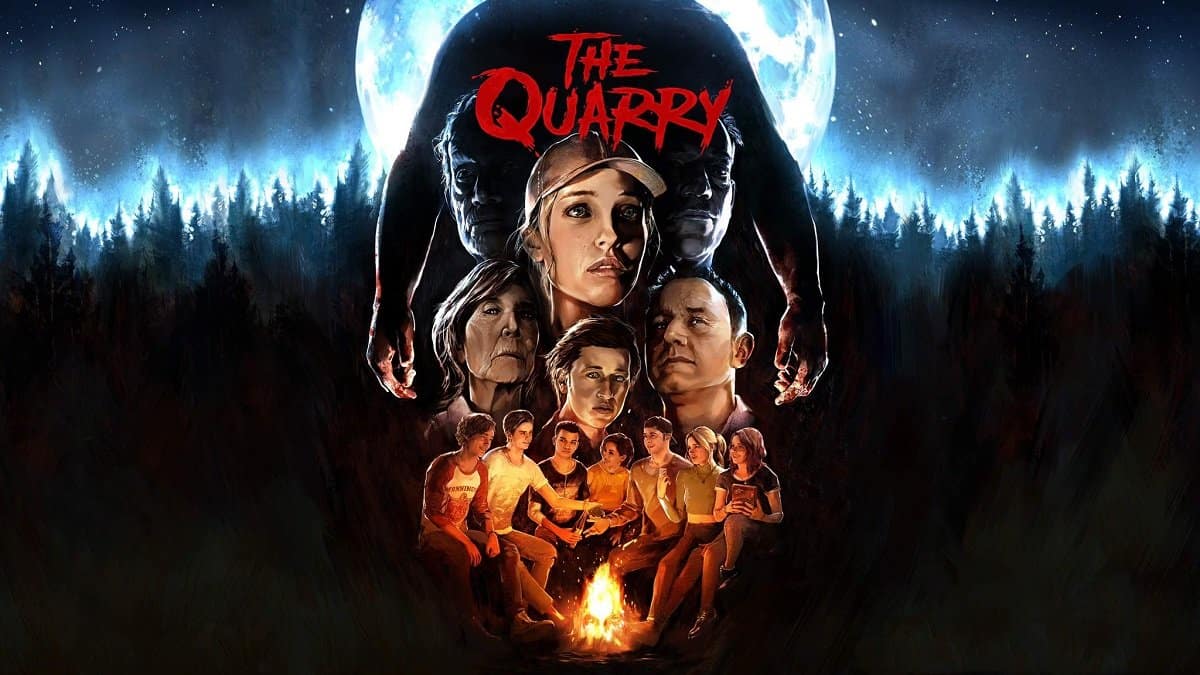 The Quarry main cover photo with all characters' faces displayed.