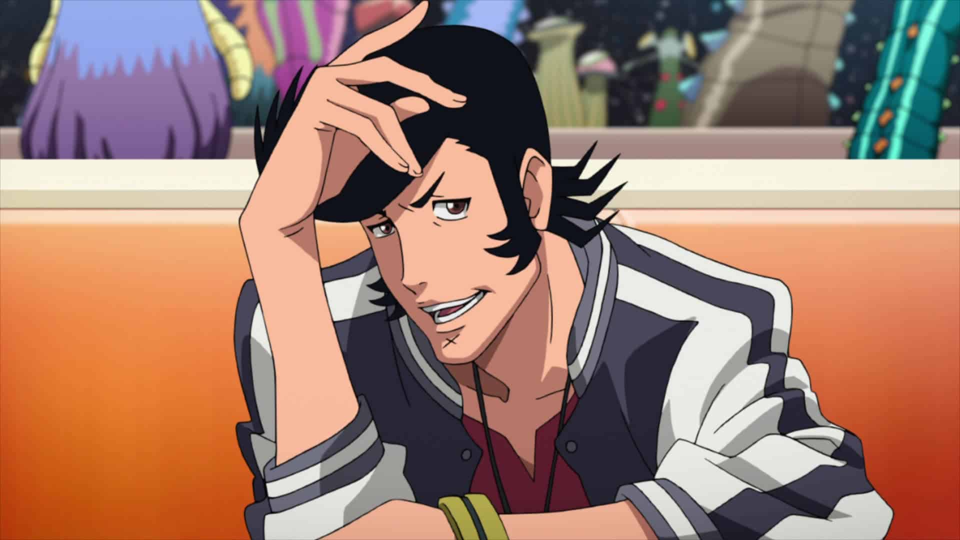 The main character, Dandy, from the anime series Space Dandy.