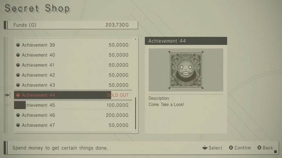 How to Buy Achievements in NieR: Automata