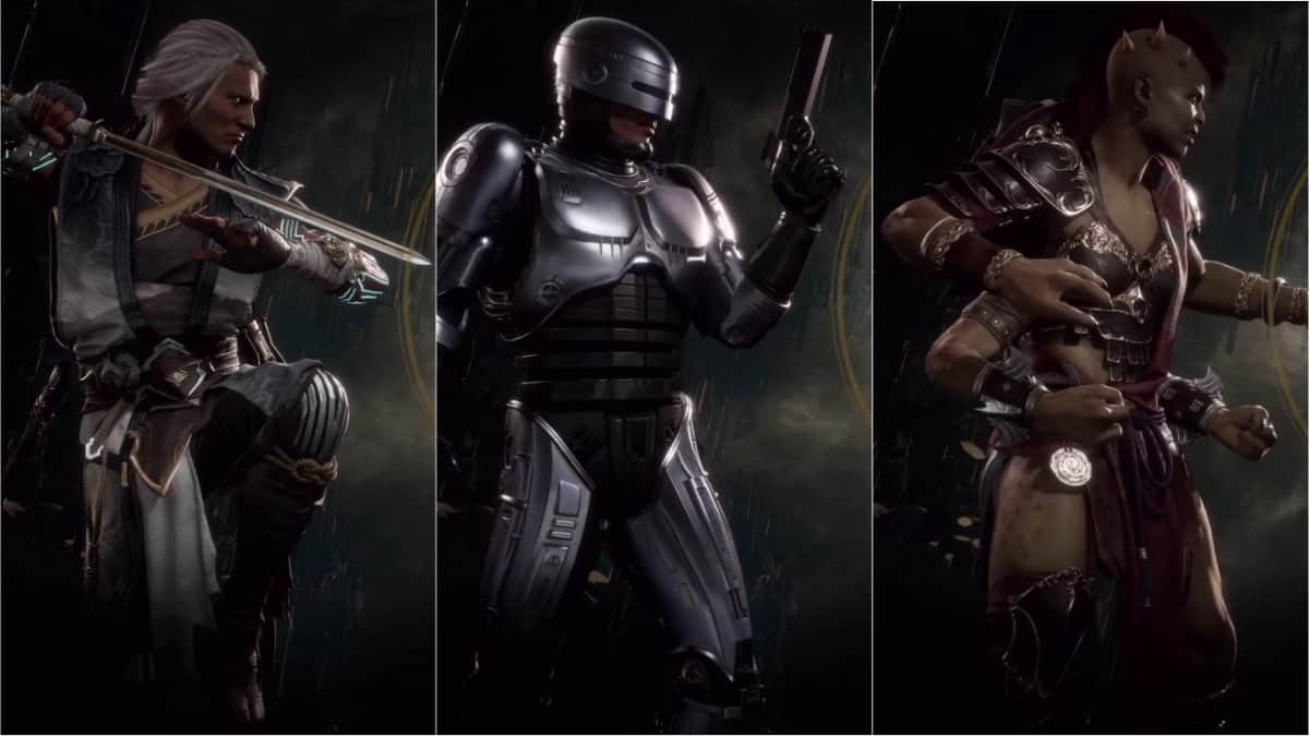 Characters from the Mortal Kombat 11 Aftermath expansion.