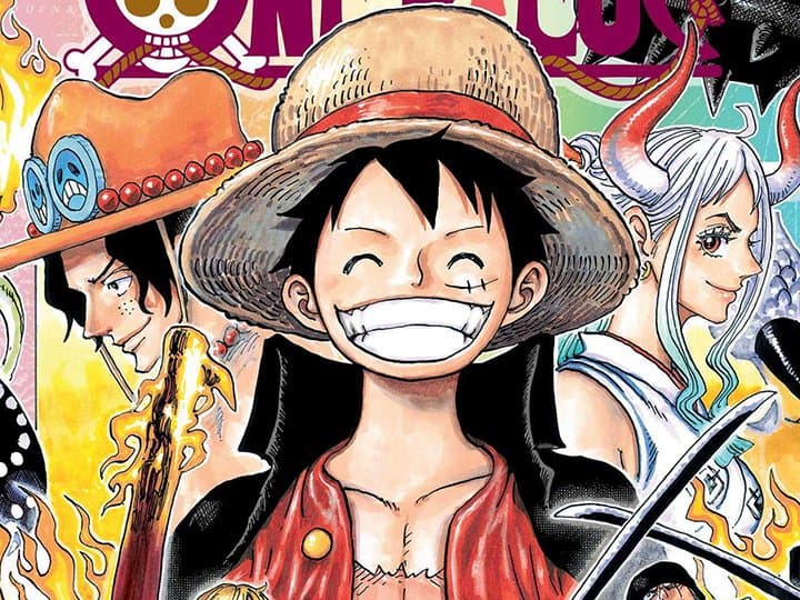 The cover of One Piece Volume 100.