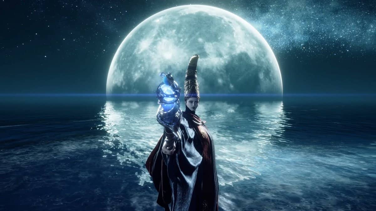 Rennala, Queen of the Full Moon from Elden Ring.