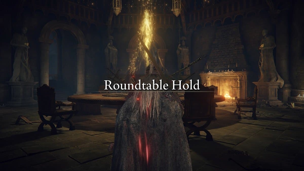 The Tarnished at the Roundtable Hold in Elden Ring.