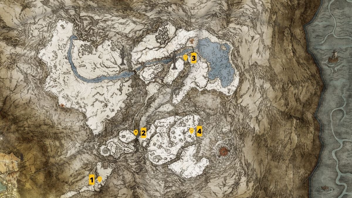 Every Golden Seed Location in the Mountaintops of the Giants
