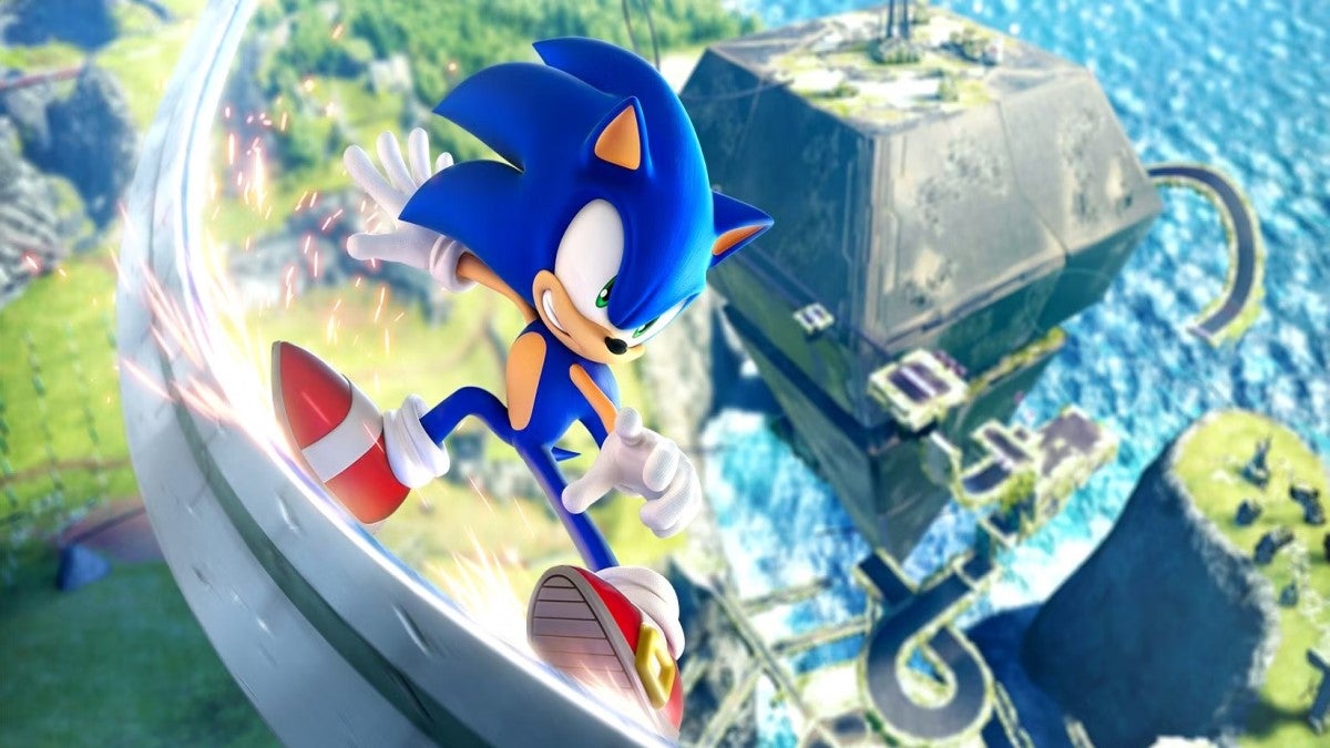 Official art of Sonic from the upcoming game Sonic Frontiers.