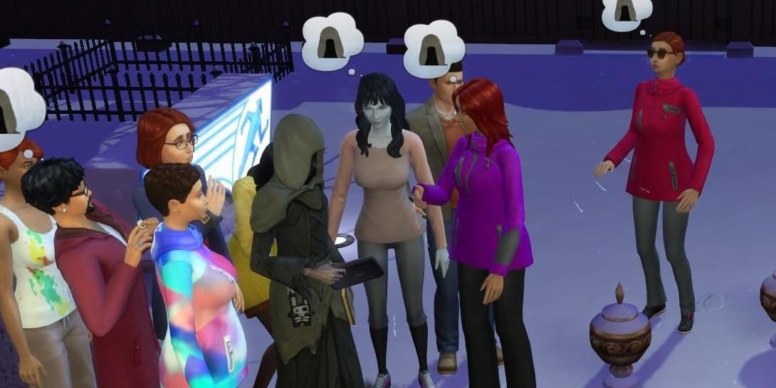 Sims are freezing to death in The Sims 4.