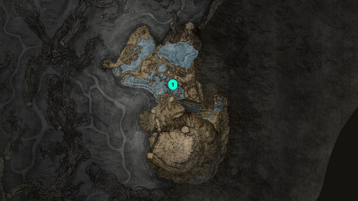 Talisman Map Location in Deeproot Depths.