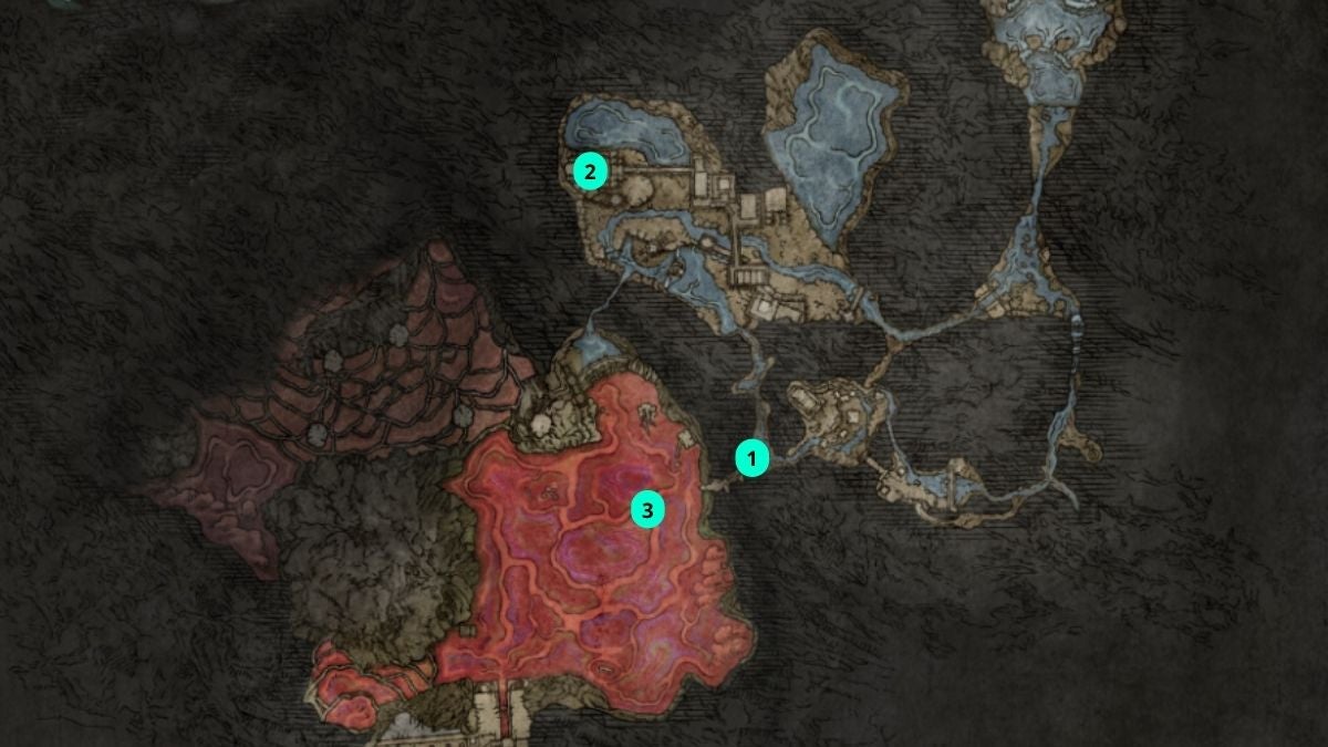 Talisman Map Locations in Ainsel River.
