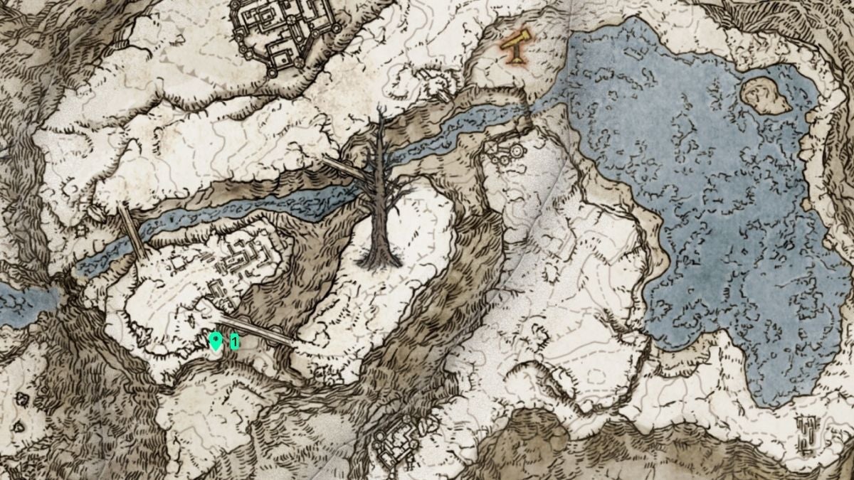 The Cookbook Map Location in Mountaintops of the Giants.