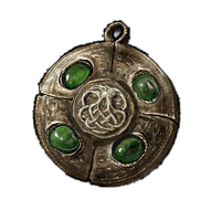 Viridian Amber Medallion