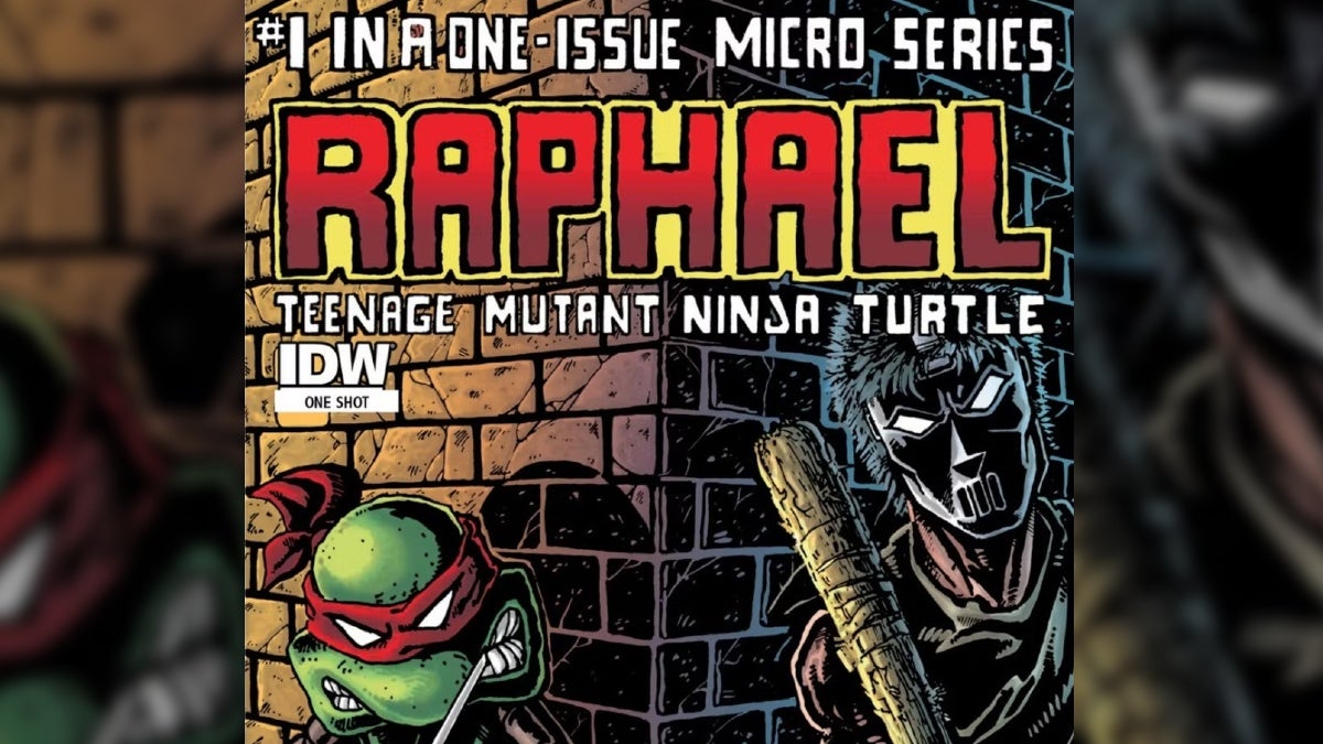 Cropped cover of Raphael: Teenage Mutant Ninja Turtle (April 1985)—the Teenage Mutant Ninja Turtles comic book issue where Casey first made an appearance.