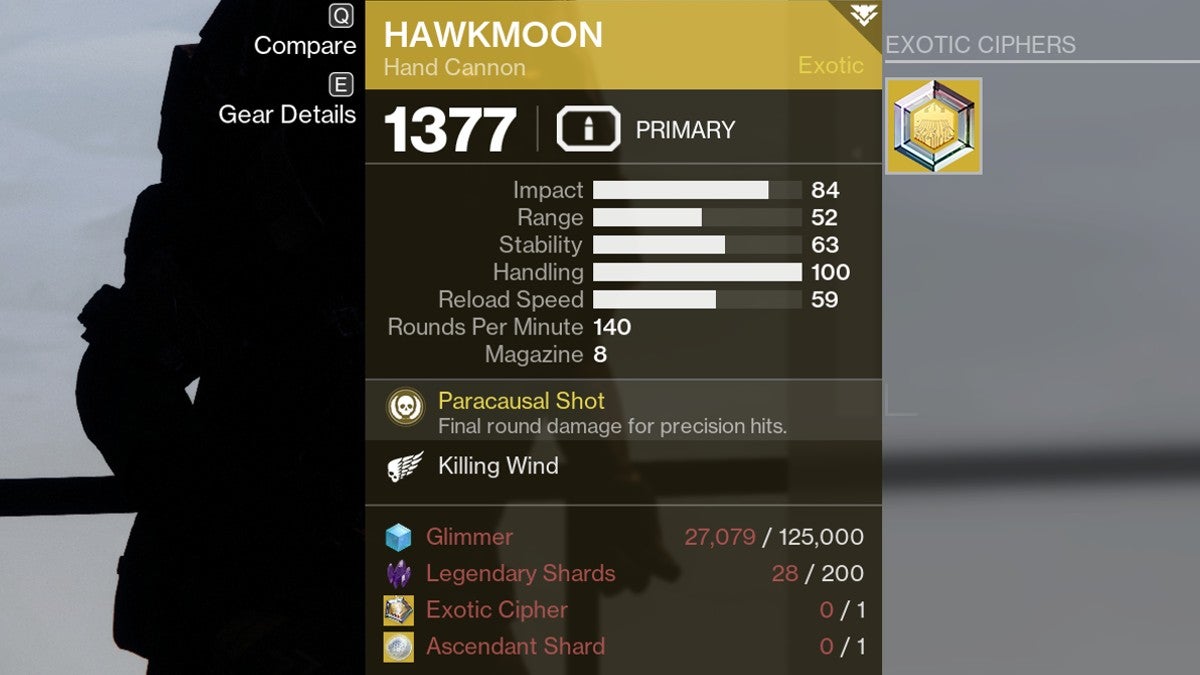 Destiny 2: How to Get the Hawkmoon