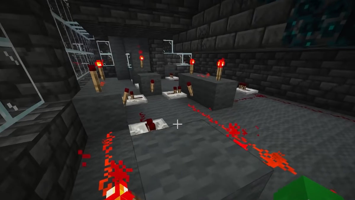 Redstone room in an Ancient City.