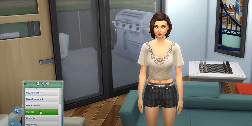 A Sim works in the business career in The Sims 4.