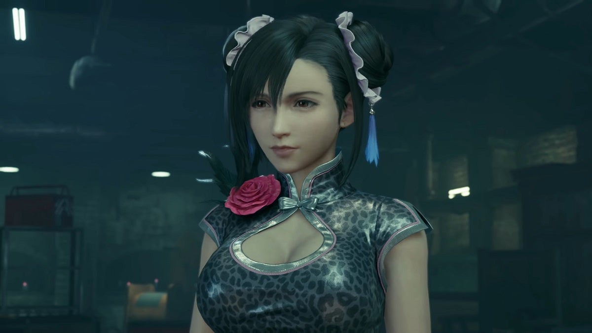 Tifa's "sporty dress" in Final Fantasy VII Remake.