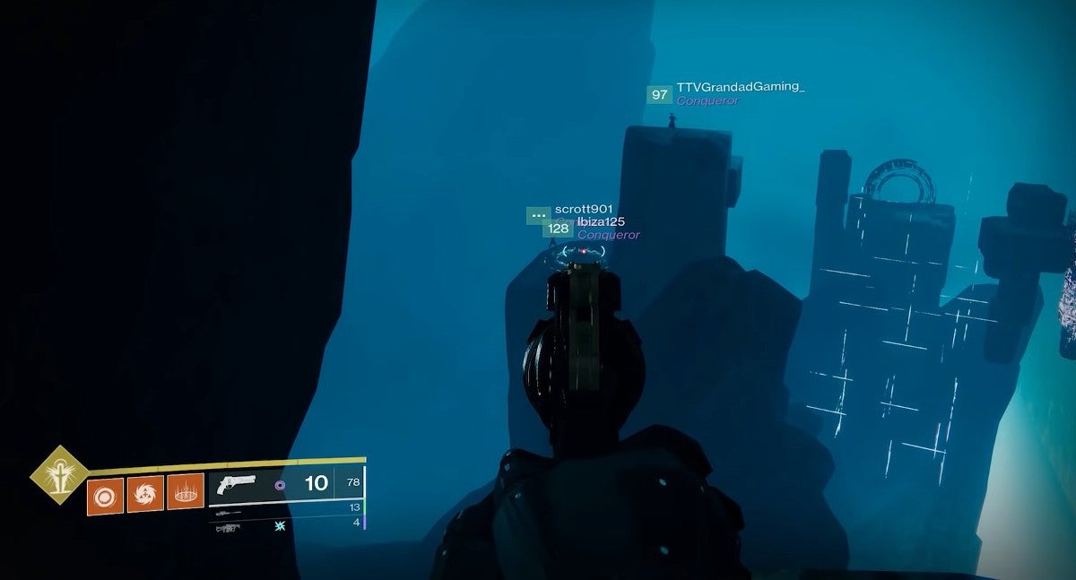 The fifth plate located in a chasm somewhat close to the fourth plate and by a Vex portal.