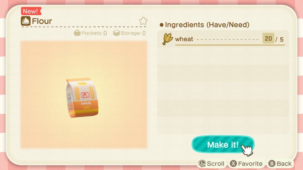 How to Get Flour in Animal Crossing: New Horizons