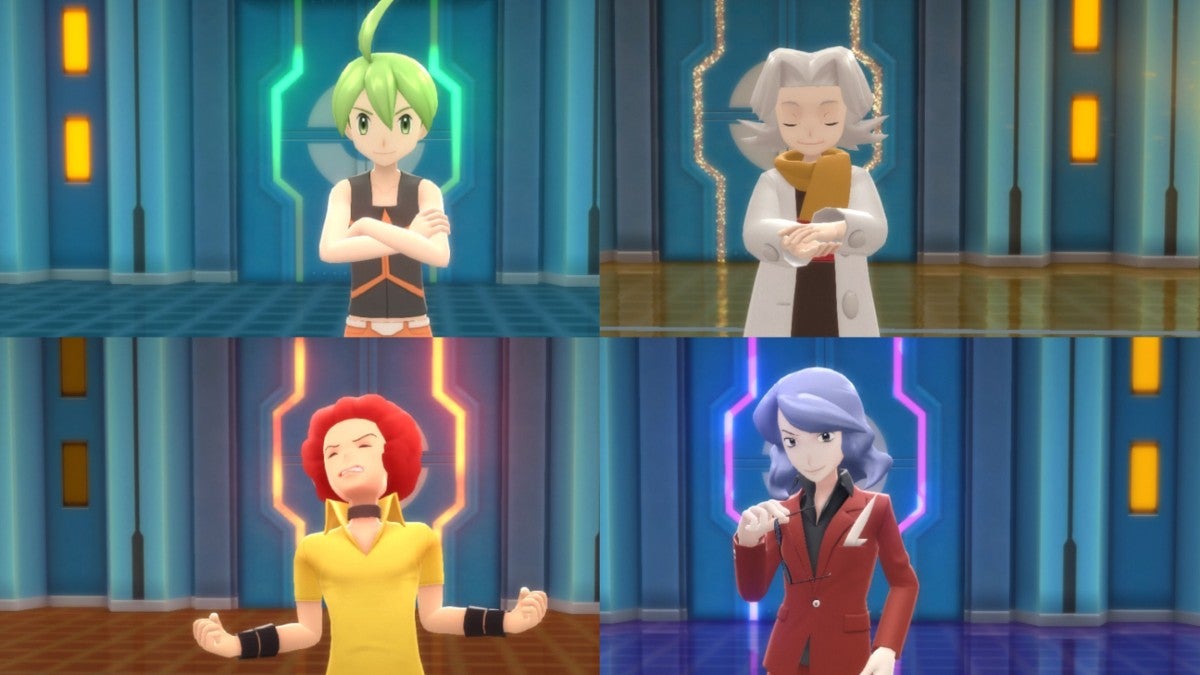 Pokémon Brilliant Diamond & Shining Pearl: Every Elite Four Team