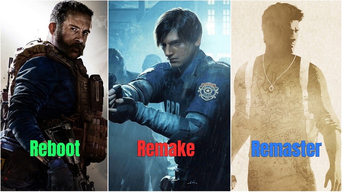 Call of Duty: Modern Warfare, Resident Evil 2, Uncharted: Nathan Drake Collection.