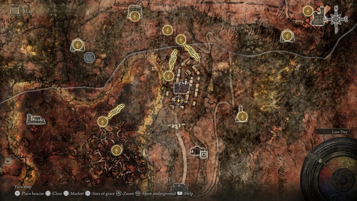The location of the Stonesword Key in Sellia.