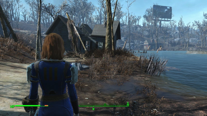 Chestnut Hillock Reservoir pathway in Fallout 4