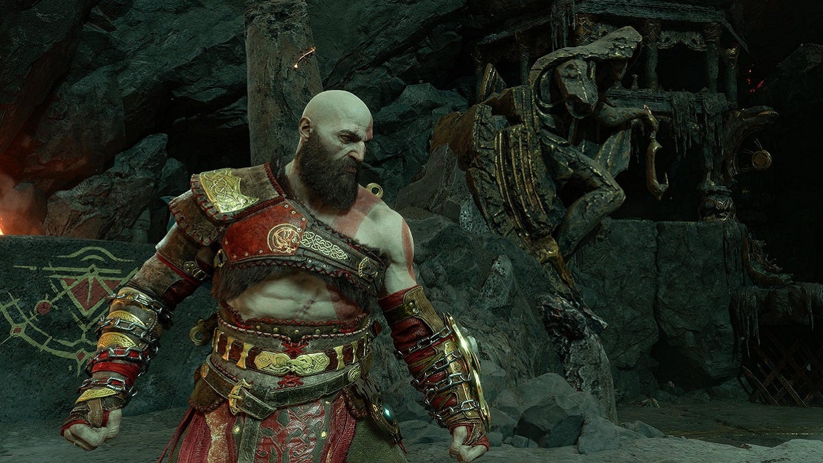 Kratos from God of War Ragnarok.