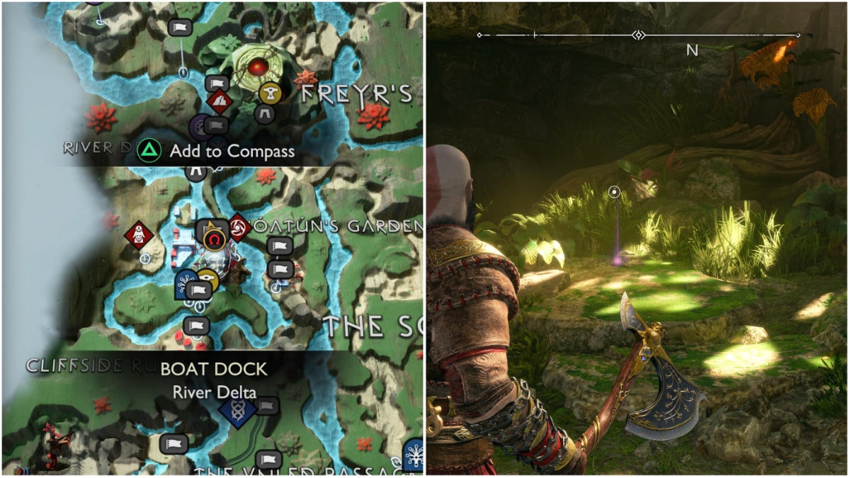 The location of the Odin's Crest artifact.