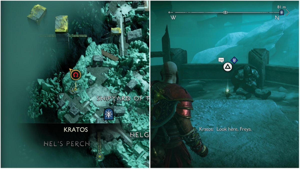The location of the Soulblossom in Helheim.