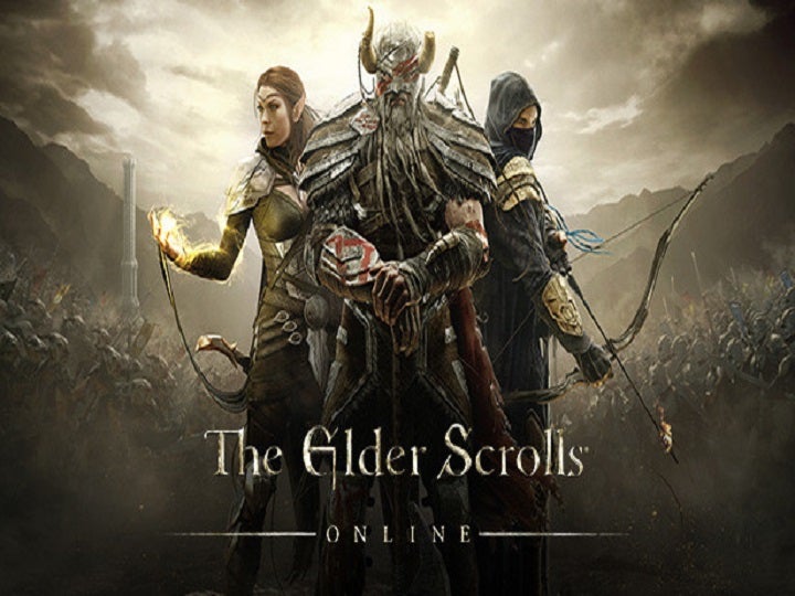 The Elder Scrolls Online cover image with three characters holding weapons.