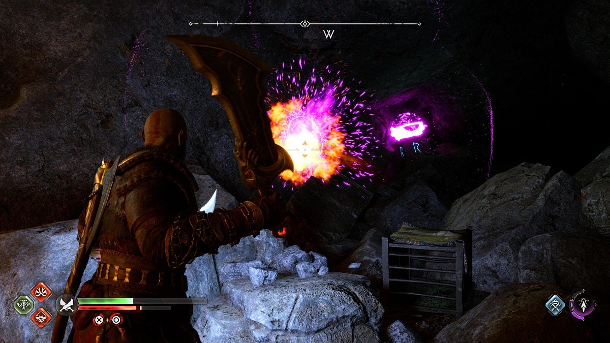 The brazier for the Nornir Chest in the Raider Hideout.