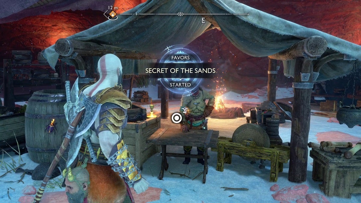 Secret of the Sands quest in God of War Ragnarok.