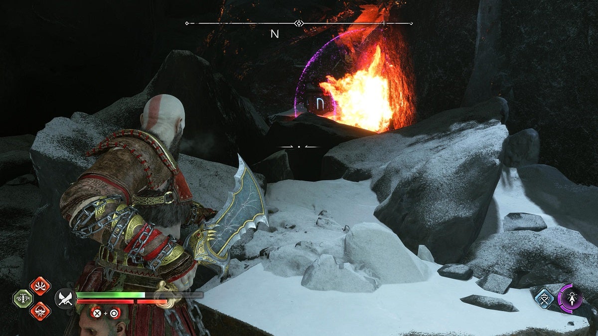 The brazier for the Nornir Chest in The Lost Treasury.