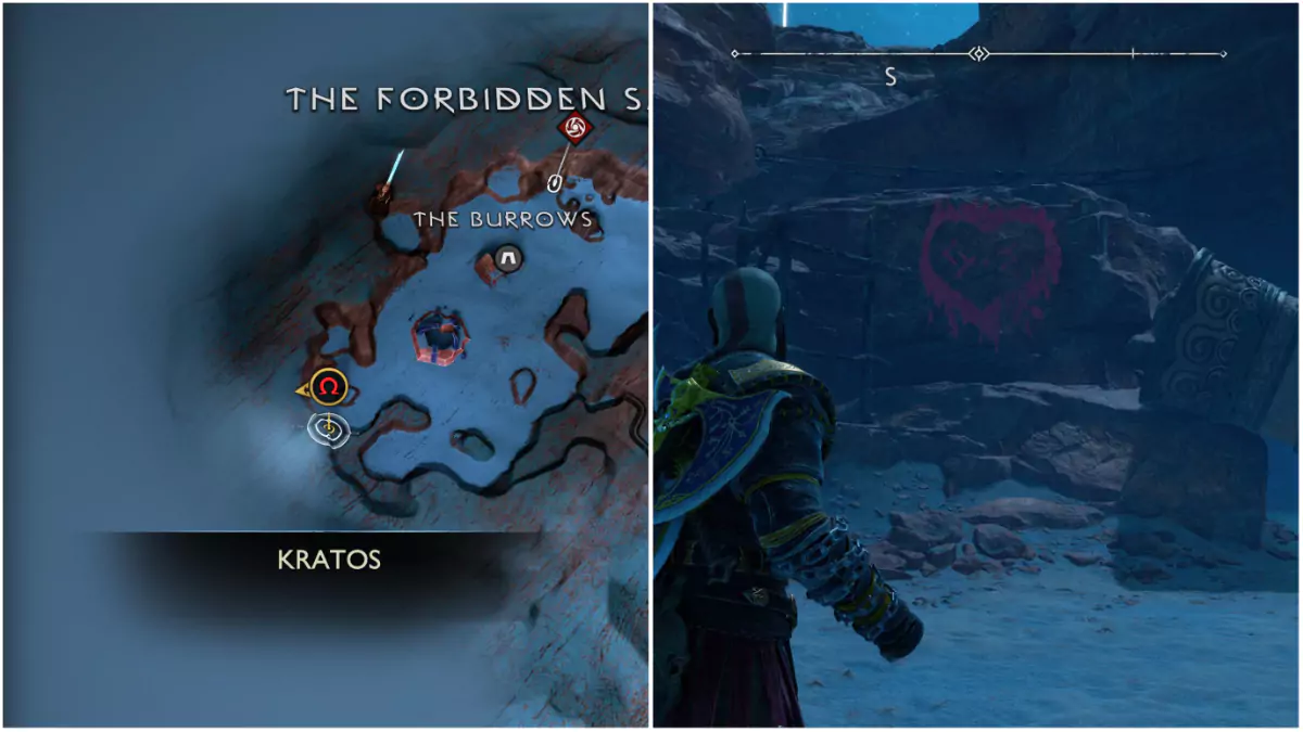 The location of the Elven Cap in Alfheim.