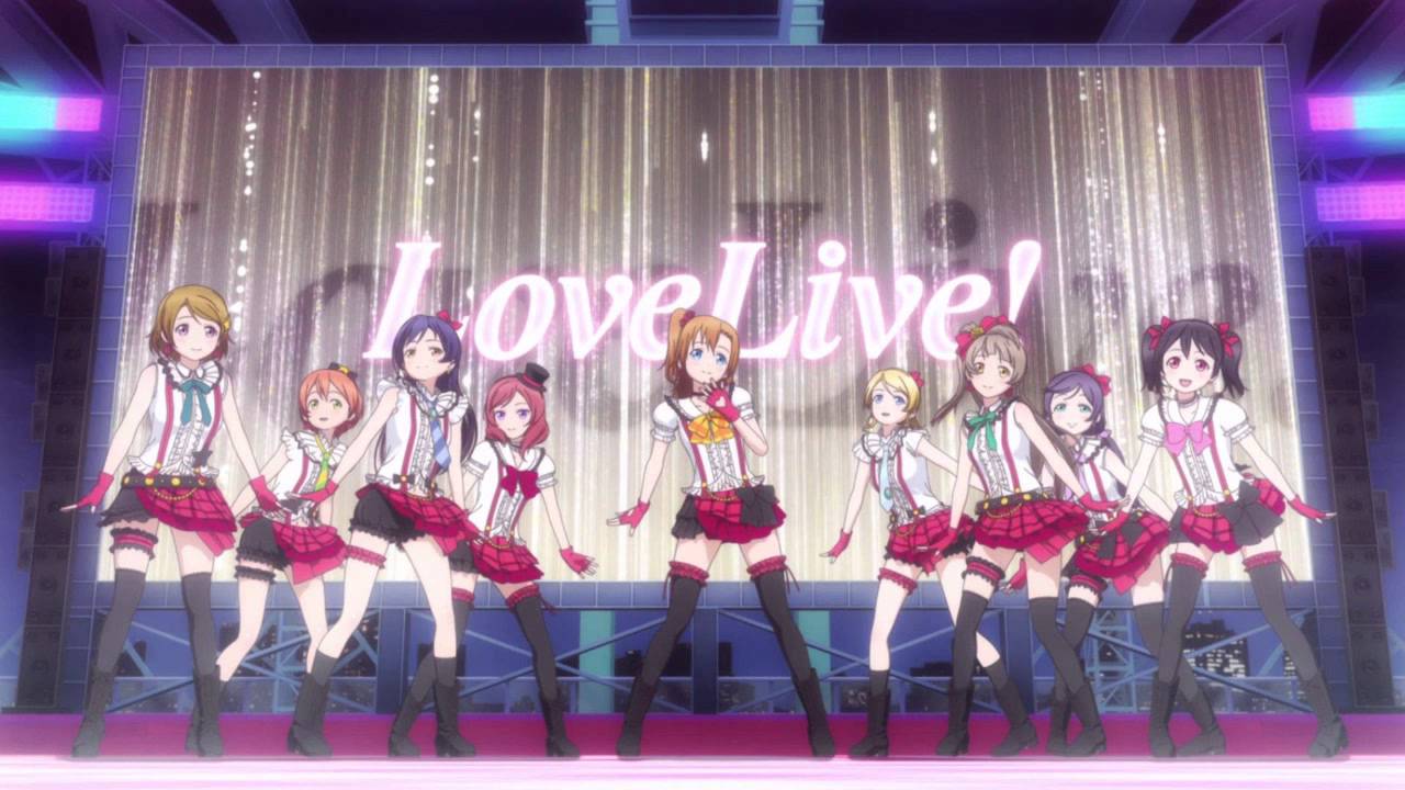 The main characters from the original Love Live series.