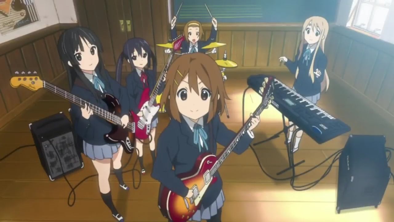 The high school band from the rock-focused anime series K-On.