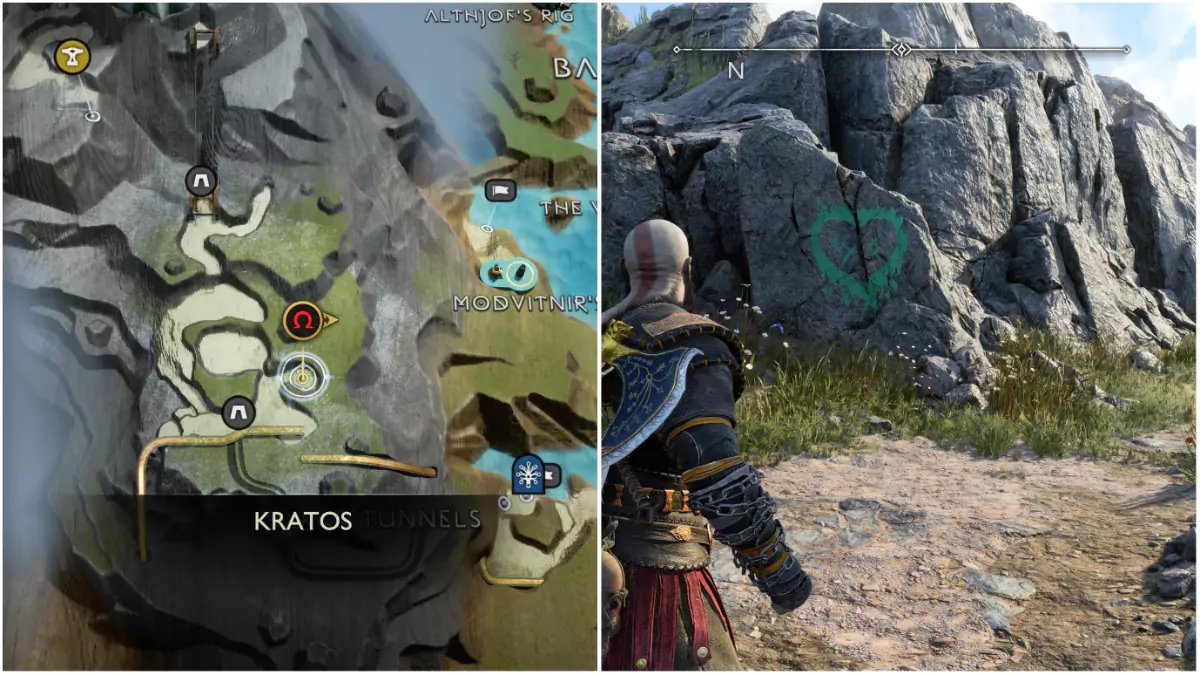 The location of the Prongfruit in Svartalfheim.