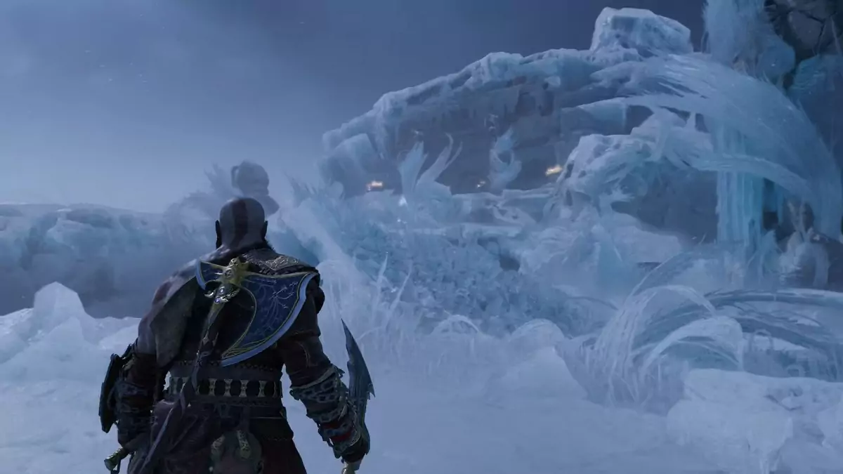 Kratos visiting the Mist Fields in Sinmara.