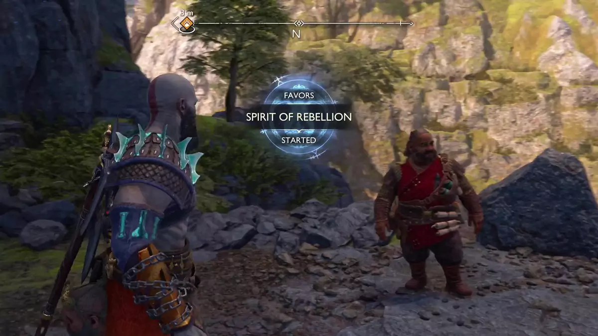 Spirit of Rebellion Favor from God of War Ragnarok.