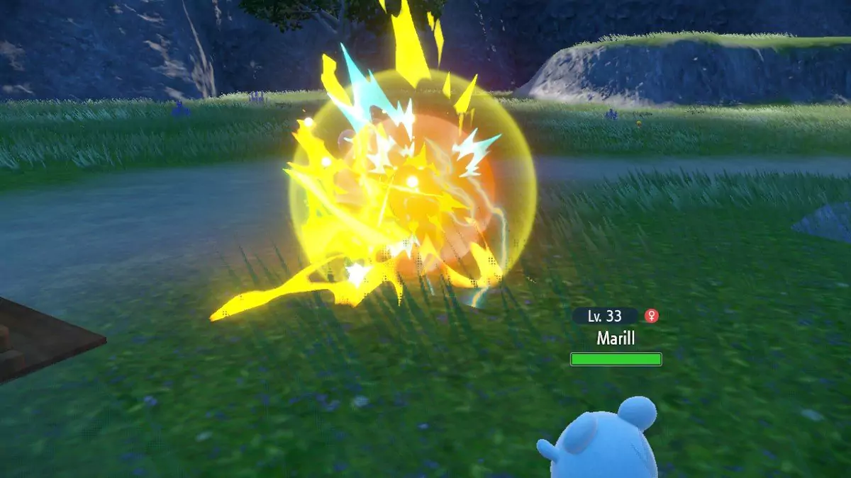 Iron Hands using Wild Charge on a Marill.