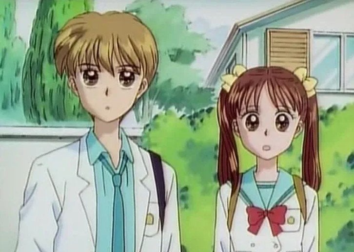 The young couple from Kodocha, a romance comedy anime series from the 90s.